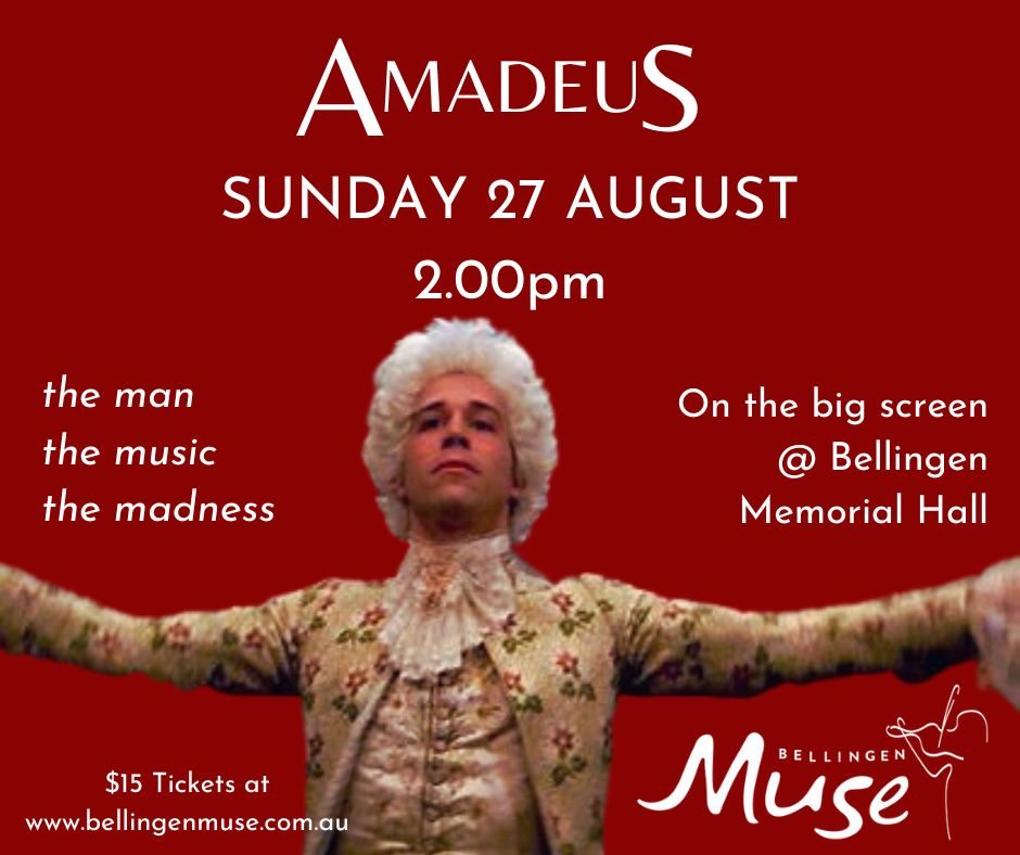 Amadeus Film Screening Poster